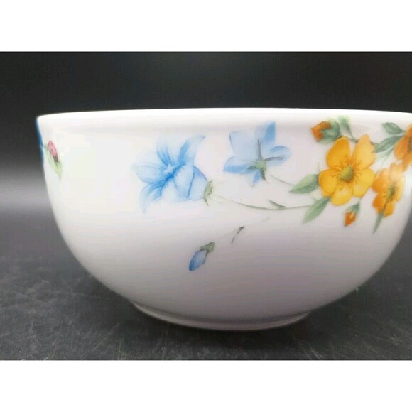 pfaltzgraff annabelle Botanic Cereal Bowl Flowers Floral  Ladybug - Picture 5 of 8